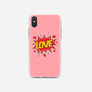 Чехол с принтом love
