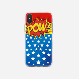 Чехол с принтом pow