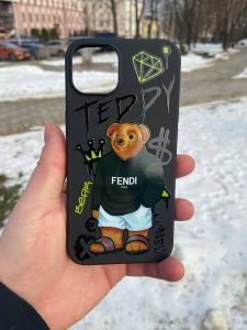 Заказать индивидуальный чехол с принтом teddy